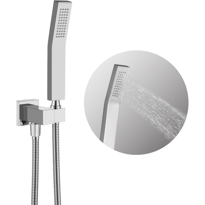 Gotonovo Brass L-Style Handheld Shower High Pressure Single Function Luxury Hand Shower